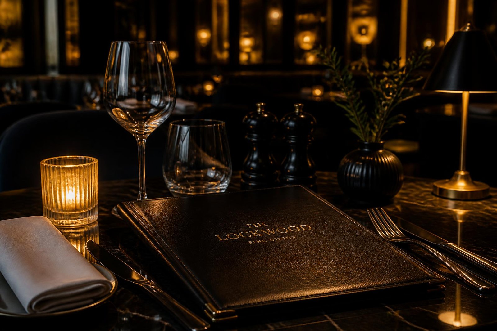 Premium changeable menu cover with replaceable pages for restaurants and hospitality brands