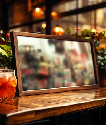 Acrylic Menu Display