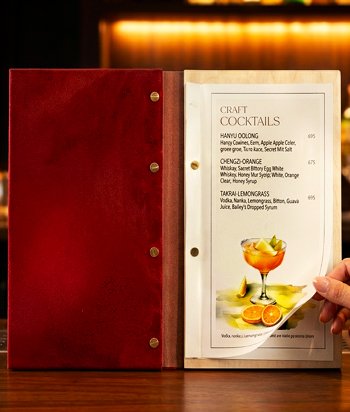 Custom Luxury Menu