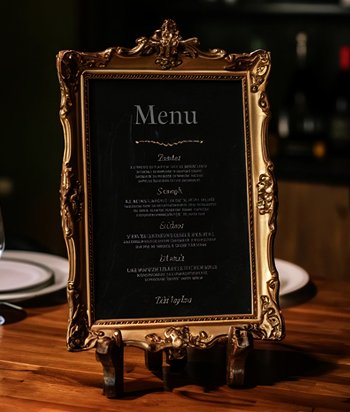 Dessert Menu